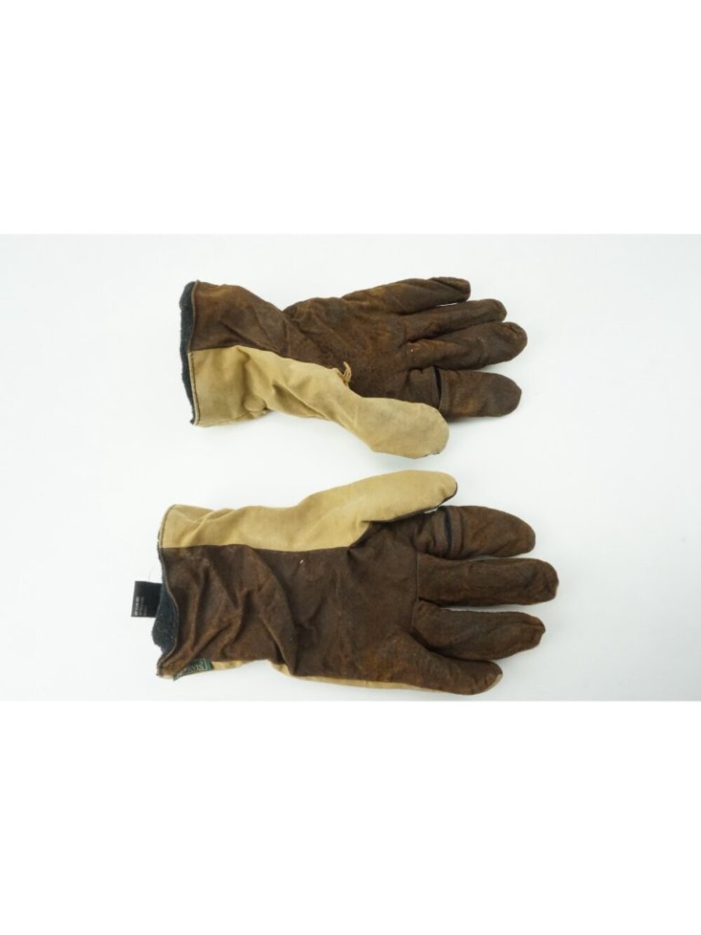 Orvis Cotton Leather Palm Detail Pointer Finger Slot Fishing Gloves Sz L - Picture 2 of 6